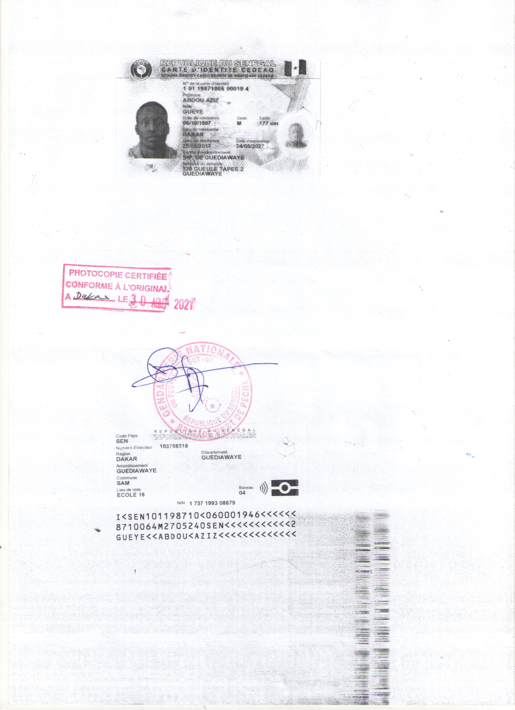 Demande De Prestation Avec Auto Certification De Residence Fiscale